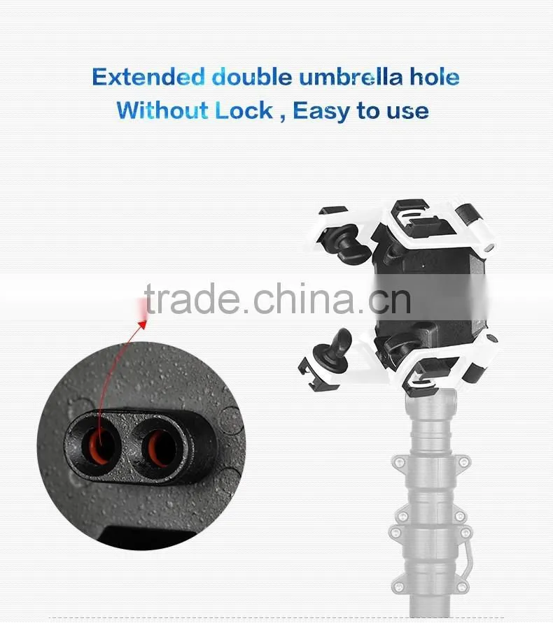 Factory supply 4 in 1 mount adapter speedlite flash umbrella holder light stand bracket