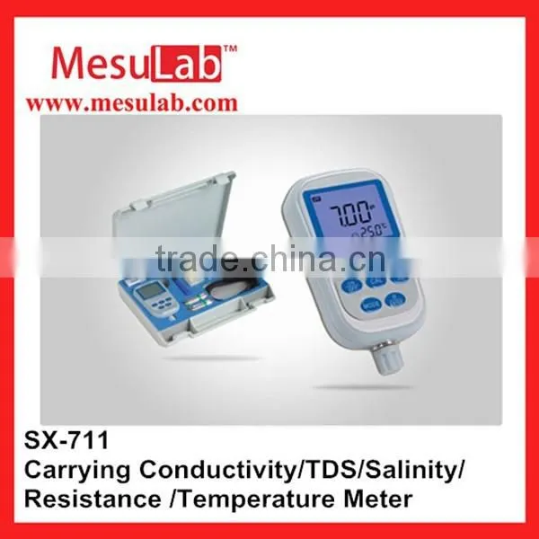 SX711 portable pH meter with low voltage display