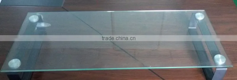 2016 hot sell glass top laptop desk
