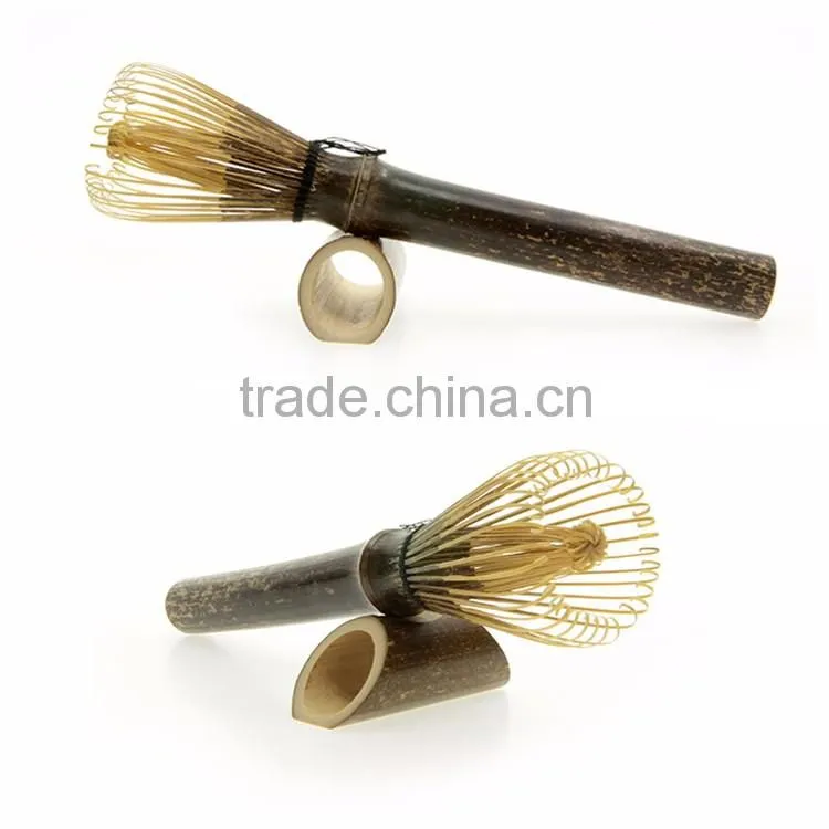 Durable Long Handle Bamboo Ceremonial Matcha Tea Powder Whisk Set