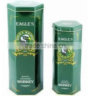 High Quality Christmas wine packaging tube paper gift box (High Quality,Fast Printing)