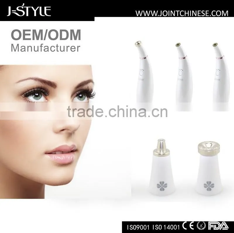 J-Style fashionable facial massager to remove bad skin digital beauty studio machine with diamond tips