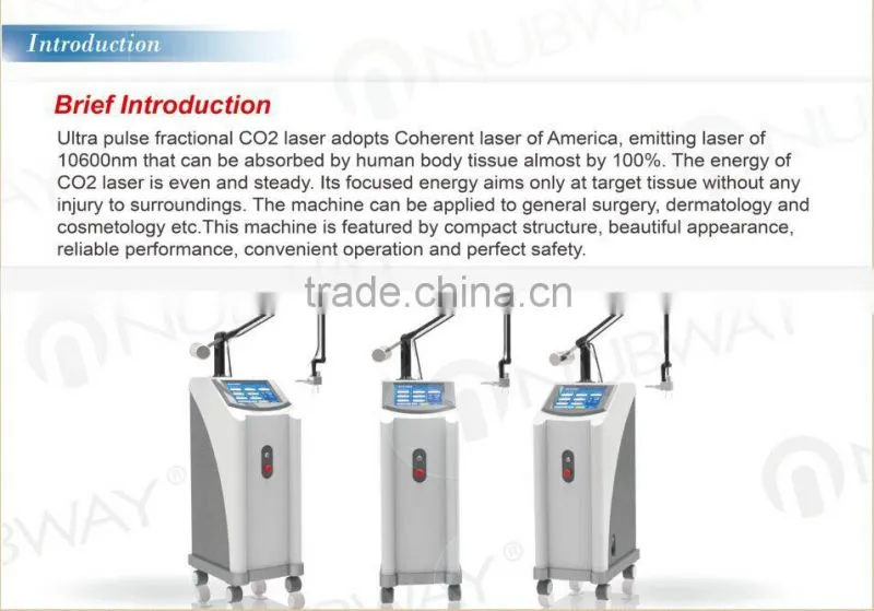 Fractional CO2 Laser Machine for skin resurfacing and scar removal