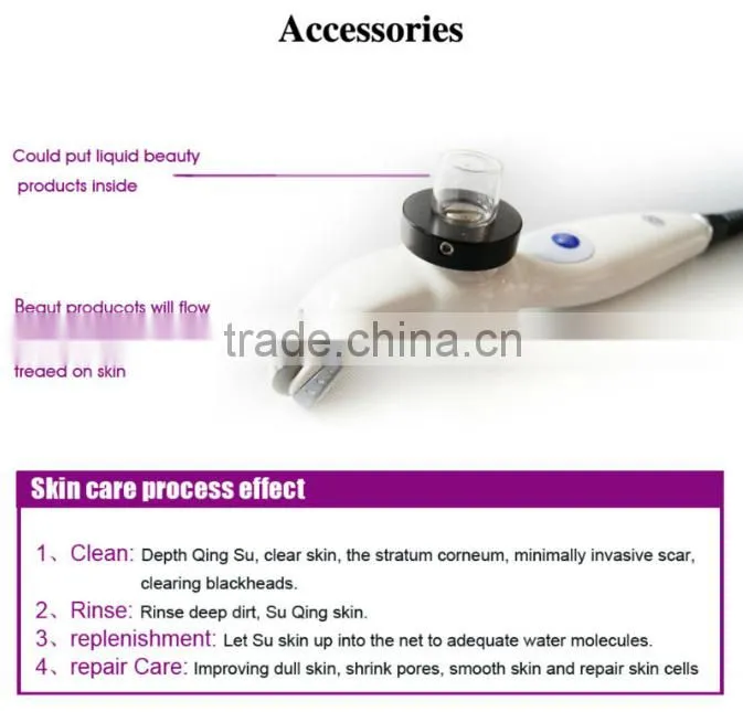 Beauty Salon Use Equipment with Oxygen Jet Peel system for face skin tightening