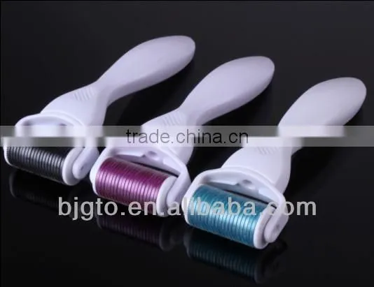 2015new GTO Brand 1080neesdles stainless steel or titanium alloy body mesoroller with CE