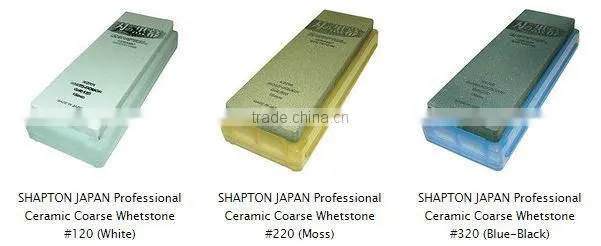 Shapton ceramic sharpening stone made in Japan for knives hatchets use various kind