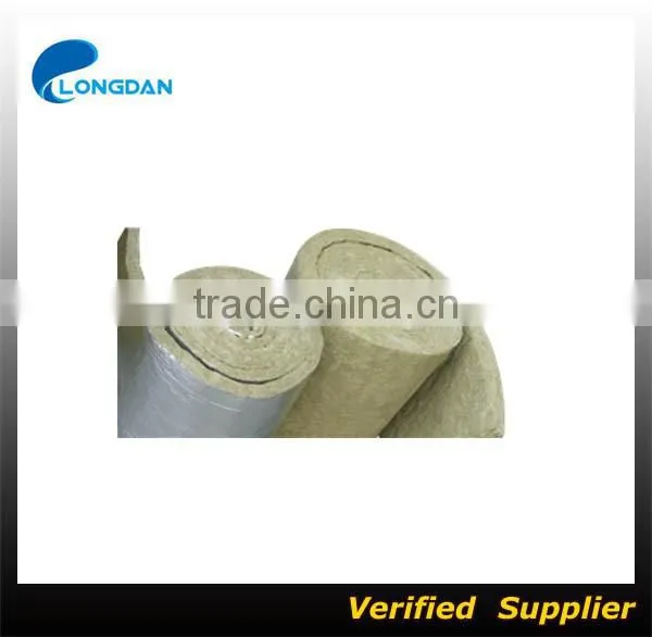 Thermal Insulation Debnsity 80kg/m3 Aluminum Foil Water Resistant Blanket with 4000*900*60mm