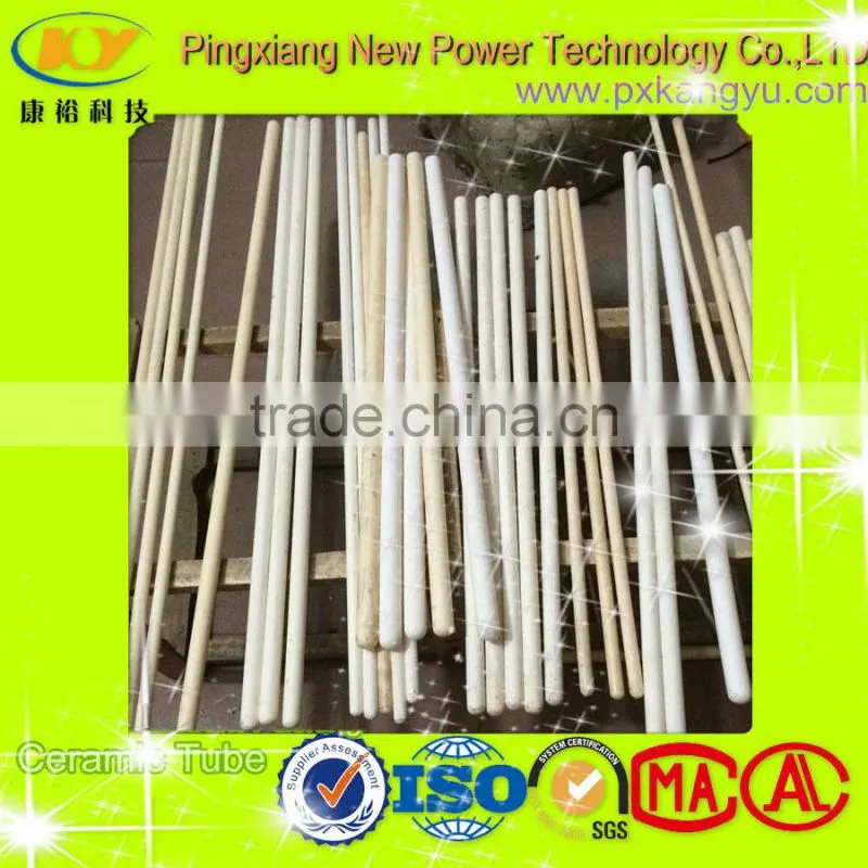 90 95 99 99.7% 99.8% al2o3 Ceramic Tube Porous alumina tube