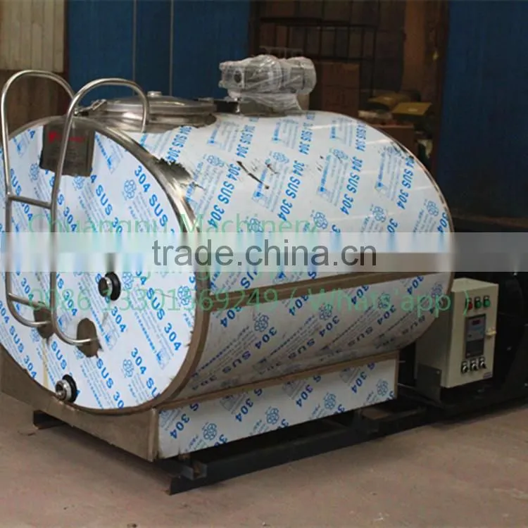 Horizontal Type Milk Chiller Tank