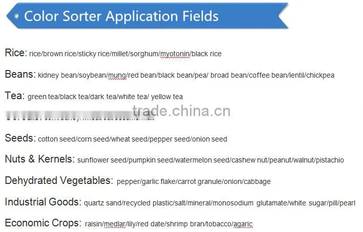 Intelligent multifunction salt ccd color sorting machine