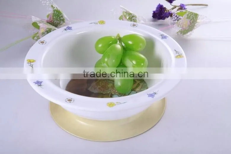 baby melamine anti scald baby bowls with different decal, feeding bowl for baby, melamine chinese soup bowls