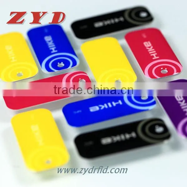 HF 13.56MHz RFID Epoxy tag NFC key fob