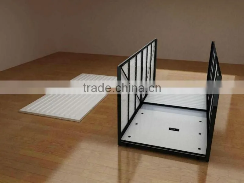 Collapsible container storage shed