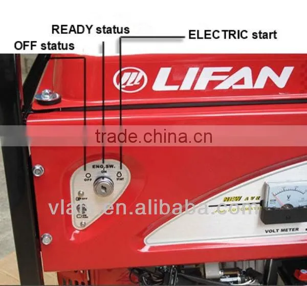 Portable LIFAN generator price , 2.5GF-4 LIFAN gasoline generator with battery, 2.8kva LIFAN Gasoline Generator key start