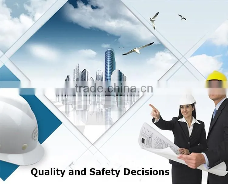 Hot sell V gard safety helmet ABS high strength safety helmet with ventilation holes