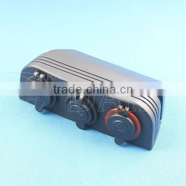 Tent Three Hole Mounted 5V 1A USB Charger Car Cigarette Lighter Socket Car Power Socket Splitter