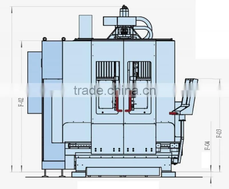 Real 5 Axis Machining Center