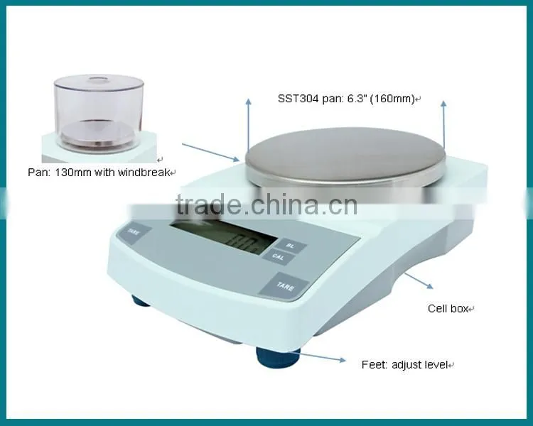 200g 0.001g digital balance pallet scale weight