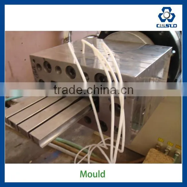 CE STANDARD HIGH PERFORMANCE WOOD PLASTIC BOARD EXTRUSION MACHINE, WOOD PLASTIC PRODUCTION MACHINE