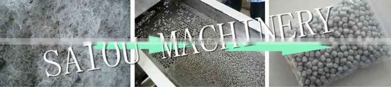 High Quality Single Stage Plastic Film Granulation Line With Compactor