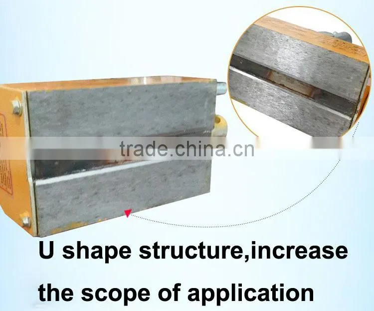 1 ton magnet crane lifter magnetic permanent plate lifter