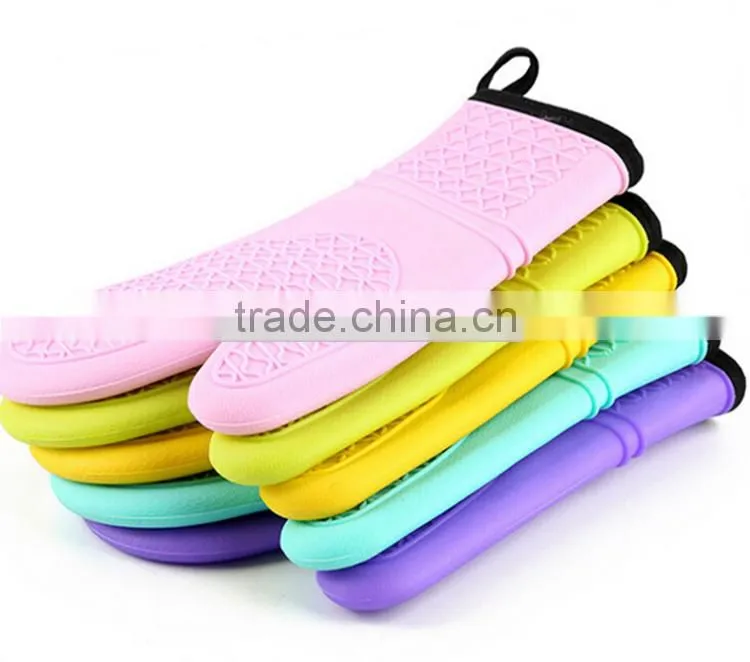 Amazon Selling Well BBQ Cooking gloves silicone oven mitts for oven cooking