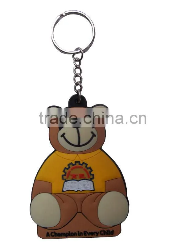 Lovely Design cartoon shape pvc keychain