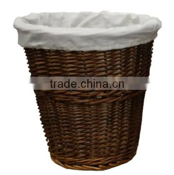 Cheap wicker trash can waste bin for sale