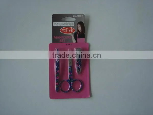 Promotional beauty pattern manicure & pedicure