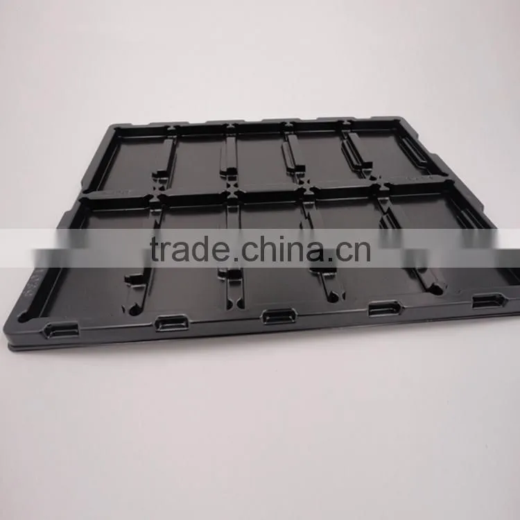 Plastic PS vacuum formed blister packaging tray for Electronic