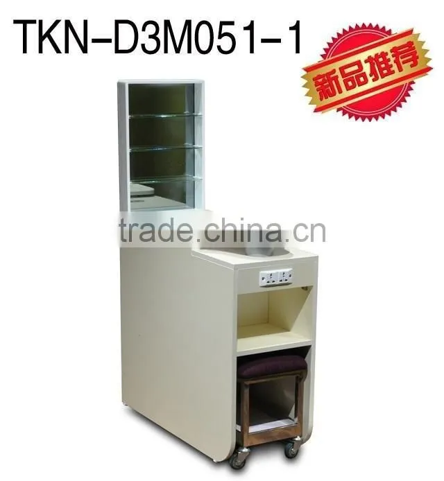 Spa pedicure nail cabinet with display TKN-D3M005-1