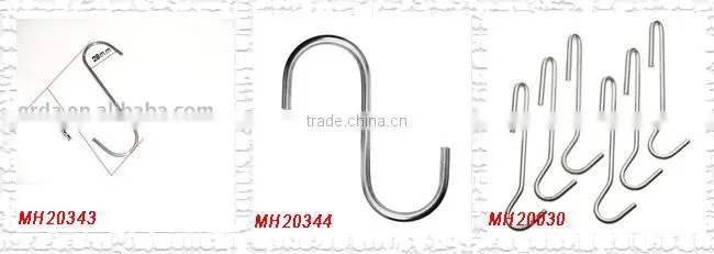 Loop Shaped Double Wires Display Hook Slot Board