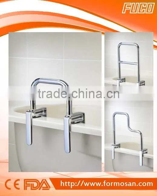 Bath safety ONE LEVEL CHROME BATHTUB GRAB RAIL/BAR MIT