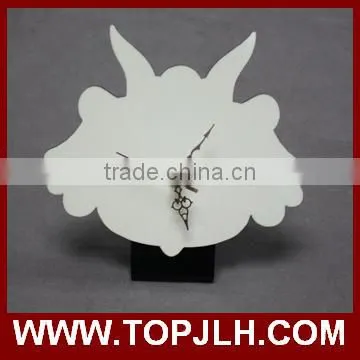 2017 Topjlh custom printed zodiac shaped wood craft clock