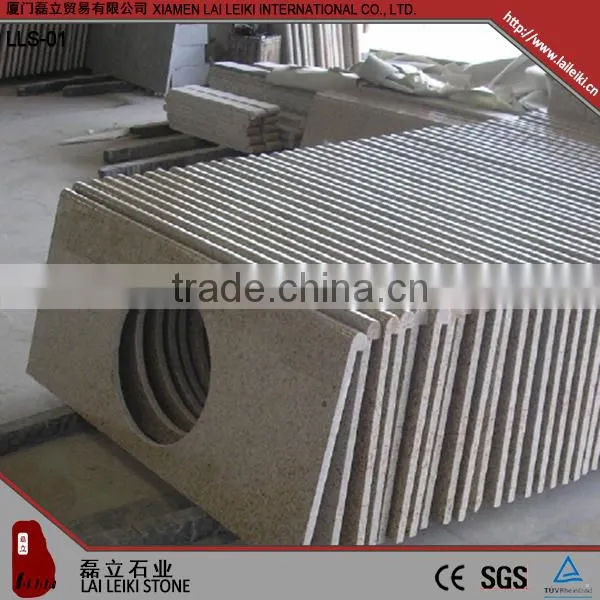 Specialized making polished G682 round edge granite table top