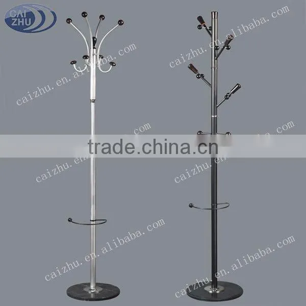 Metal Coat Hanger Stand with Marble Base