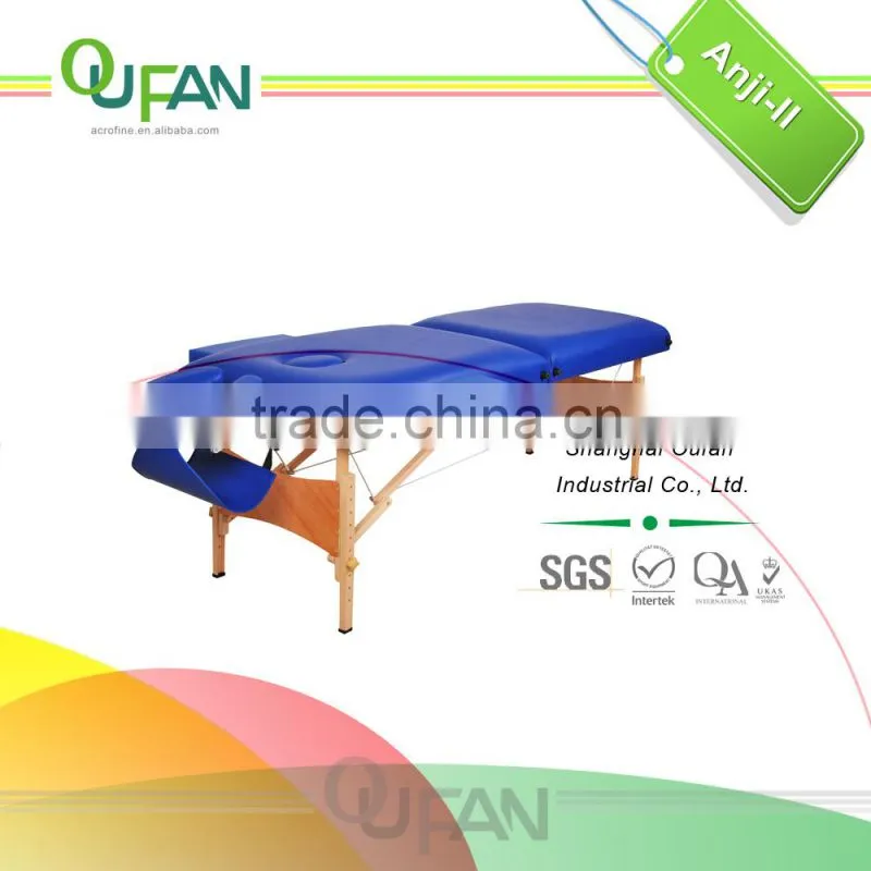 Oufan Anji-II Wooden Massage Bed with durable PVC leather