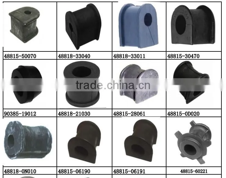Toyota rubber parts