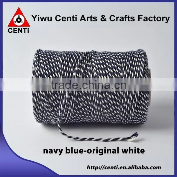 100% double colored natural cotton baker twine , twine baker , baker string