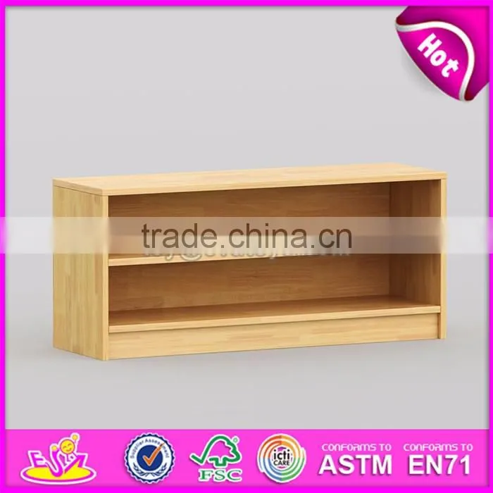 High quality multi Level storage shelf wooden kids bedroom furniture W08C176
