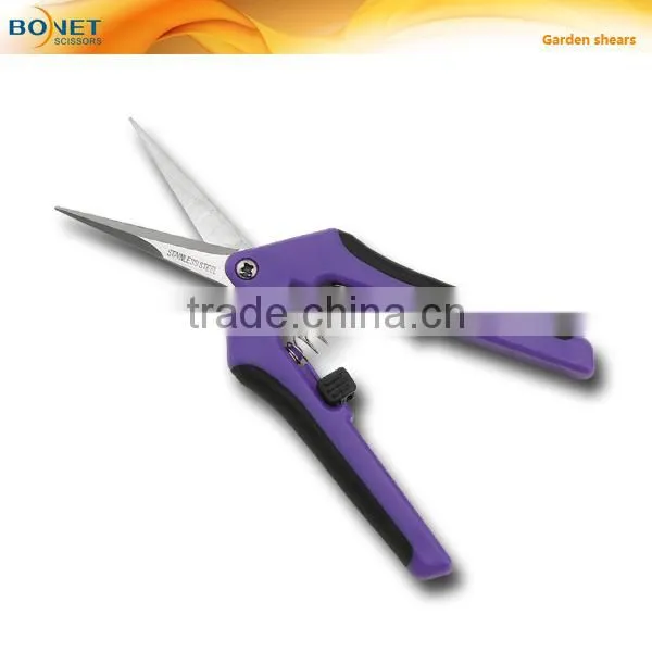 S98013 7-1/4" Black color handle scissors garden grass shear