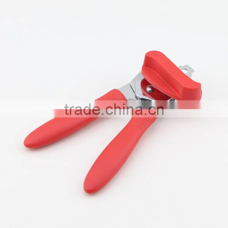 Red Plastic Handle Multifunctions Heavy Duty Can Opener