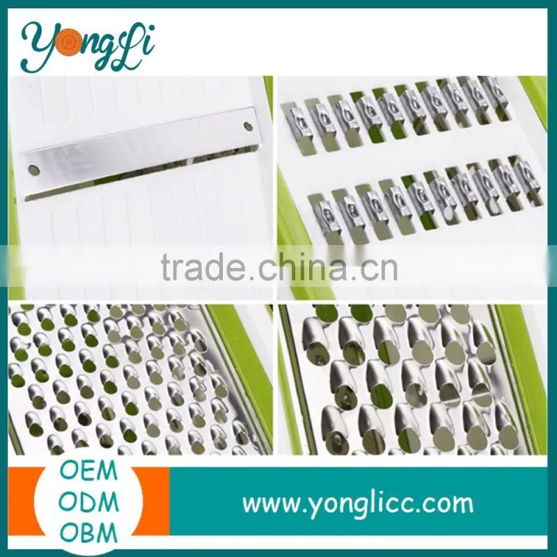 Food And Vegetables Mandoline Slicer With Blades For Fruit And Cheese Cutter Vegetable Chopper Container