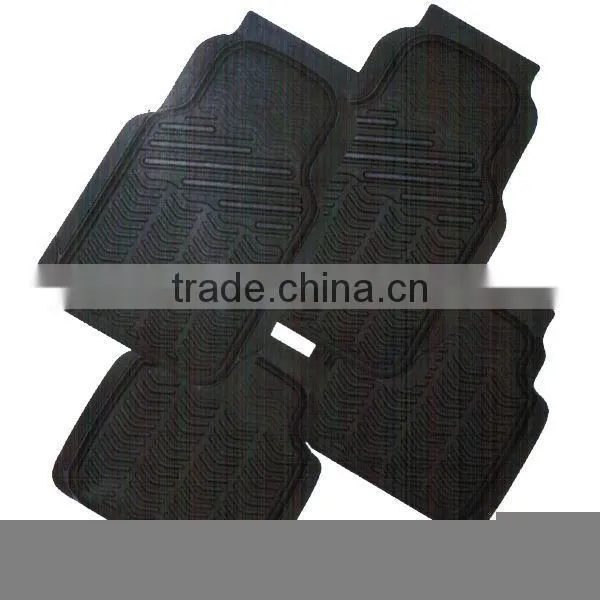 4PCS/Set PVC with NBR Universal Non-Slip Car Floor Mat