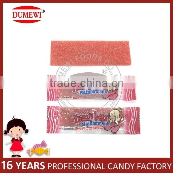 Sugar Coated Fruit Juice Chewy Gummy Soft Candy