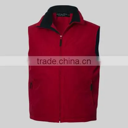 Sleeveless waterproof jacket winter jacked with zipper european vest