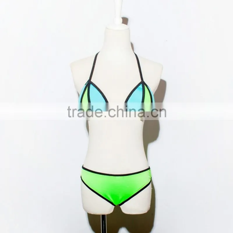 Sexy Women Bikini set Push Up Striped Triangle Bathing Suit Beach Swimwear