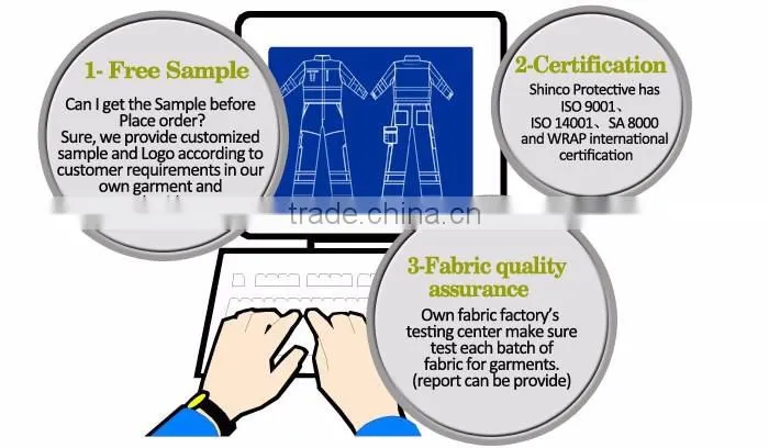 Wholesale cotton fire retardant welding suits