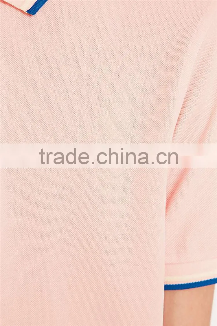 Stylish design neck blank organic cotton polo t shirts bulk polo shirts