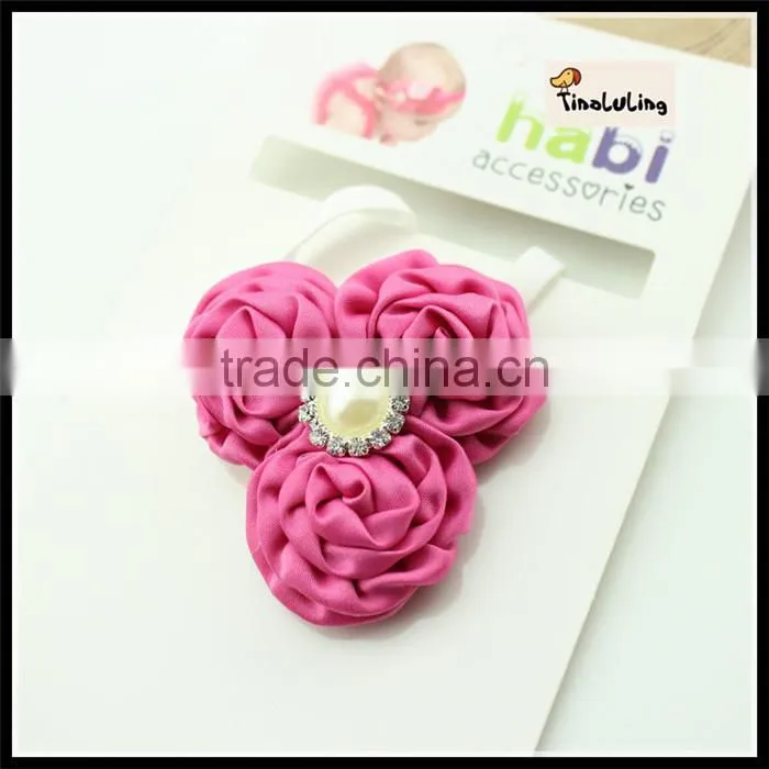 light yellow headwear headband christmas hairband with perals TLLC-48 36 cm